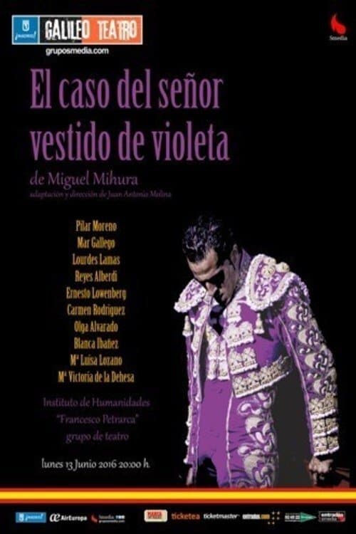 El caso del señor vestido de violetaのポスター