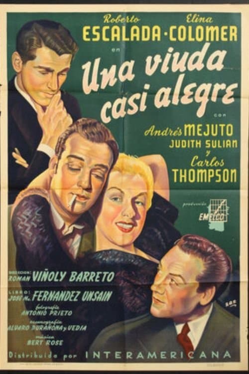 Una viuda casi alegreのポスター