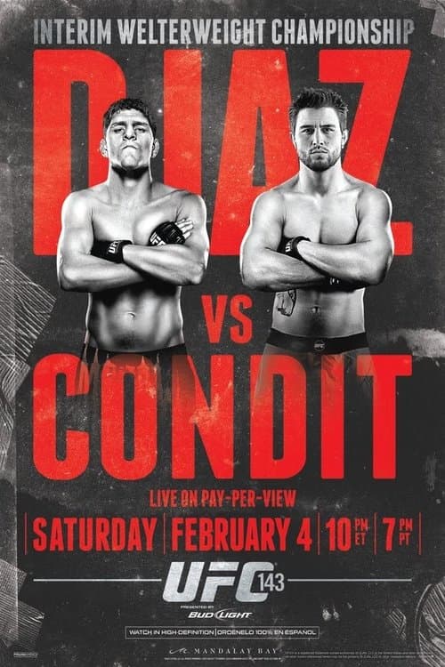 UFC 143: Diaz vs. Conditのポスター