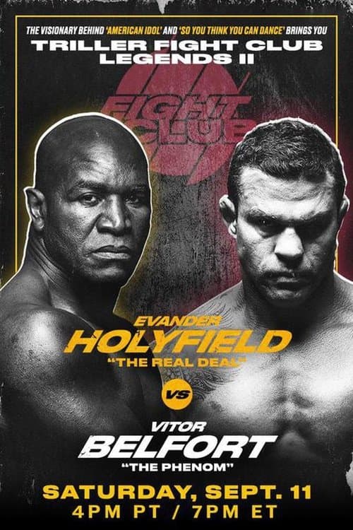 Evander Holyfield vs. Vitor Belfortのポスター