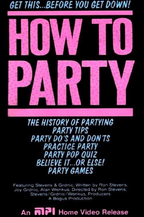 How To Partyのポスター