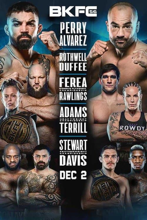BKFC 56: Perry vs. Alvarezのポスター