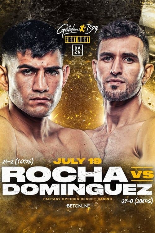 Alexis Rocha vs. Santiago Dominguezのポスター