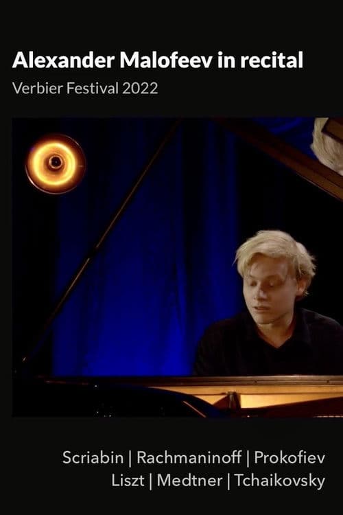 Alexander Malofeev: Verbier Festivalのポスター