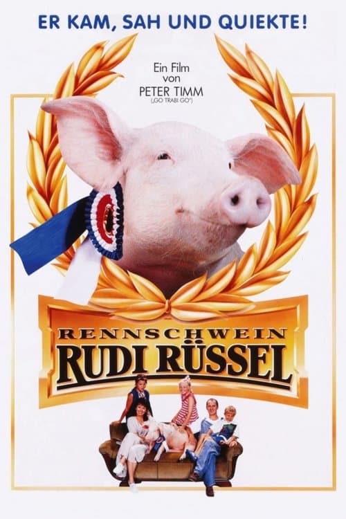 Rennschwein Rudi Rüsselのポスター