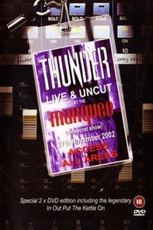 Thunder - Live And Uncut At The Marqueeのポスター