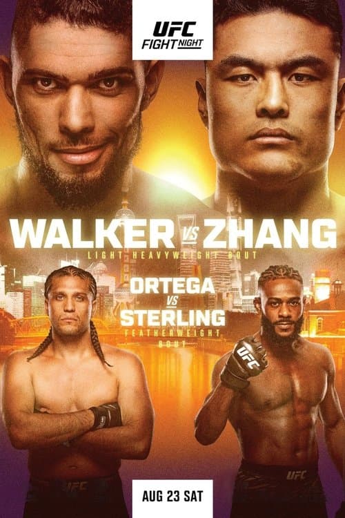UFC Fight Night 257: Walker vs. Zhangのポスター