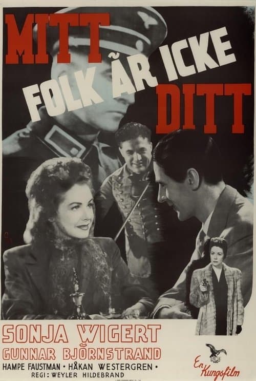 Mitt folk är icke dittのポスター