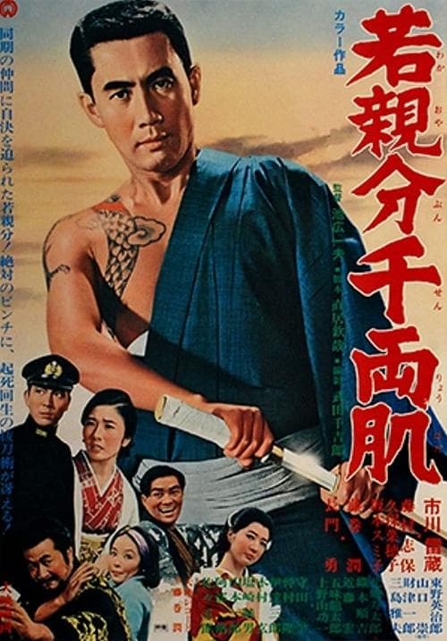 若親分千両肌のポスター