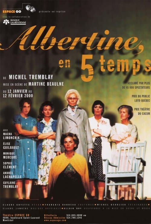 Albertine en cinq tempsのポスター