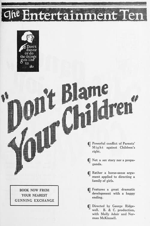 Don't Blame Your Childrenのポスター