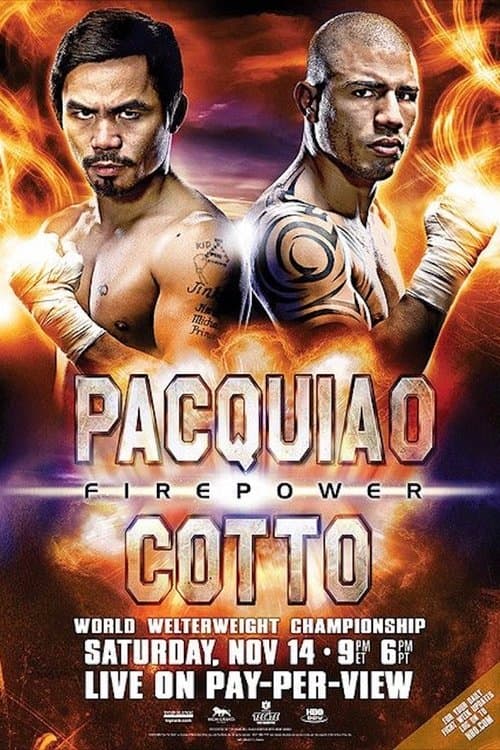 Manny Pacquiao vs. Miguel Cottoのポスター