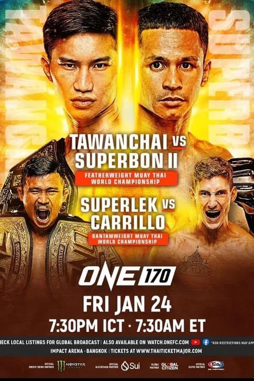 ONE 170: Tawanchai vs. Superbon 2のポスター