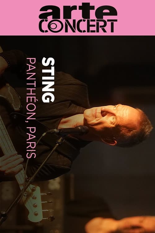 Sting at the Pantheon in Paris 50 Years of FIP Radioのポスター
