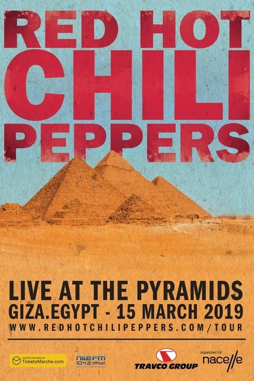 Red Hot Chili Peppers Live At The Pyramidsのポスター