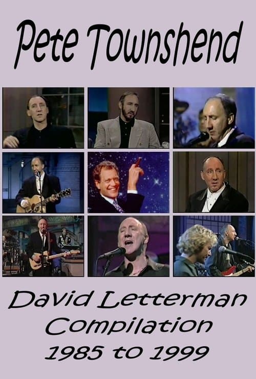 Pete Townshend - Letterman Compilation 1985-1999のポスター