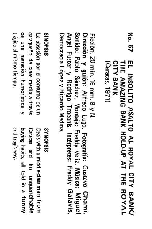 El insólito asalto al Royal City Bankのポスター