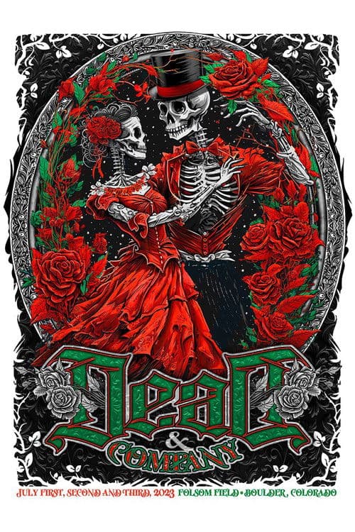 Dead & Company: 2023-07-03 Folsom Field, Boulder, CO, USAのポスター