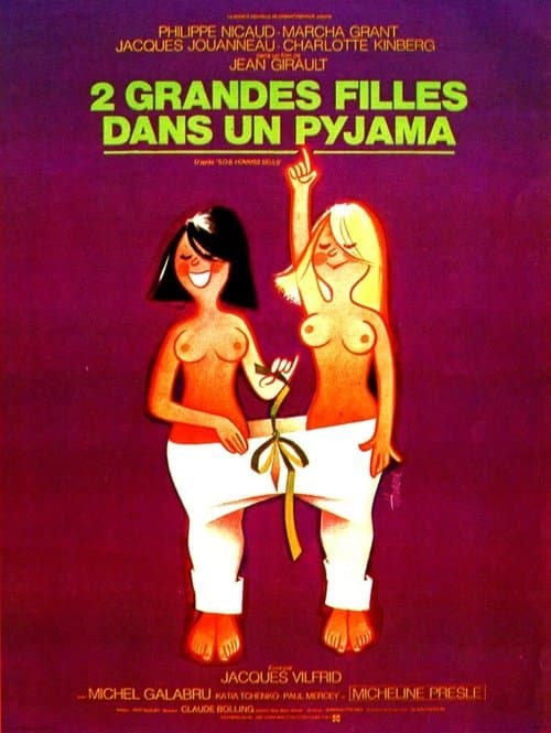 Deux grandes filles dans un pyjamaのポスター