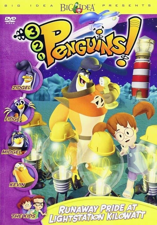 3-2-1 Penguins!: Runaway Pride at Lightstation Kilowattのポスター