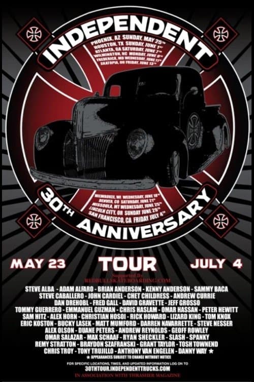 Independent - 30th Anniversary Tourのポスター