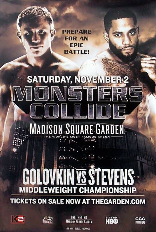 Gennady Golovkin vs. Curtis Stevensのポスター