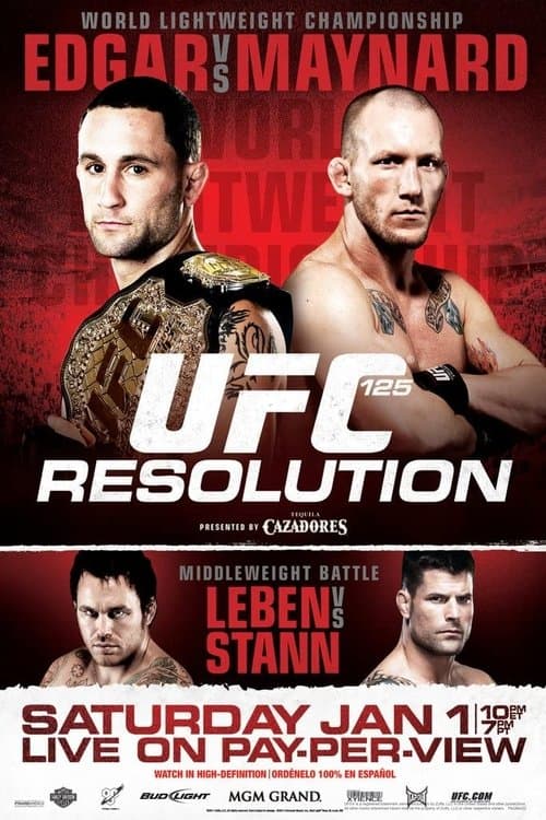 UFC 125: Resolutionのポスター