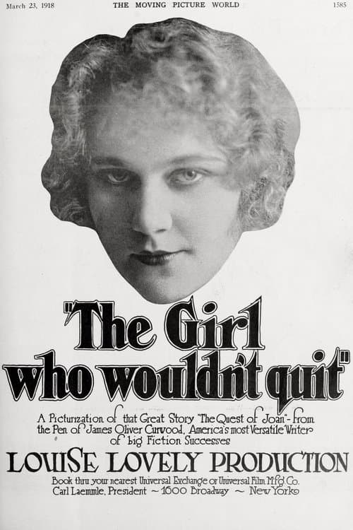 The Girl Who Wouldn't Quitのポスター
