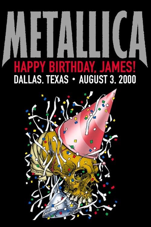 Metallica: Live in Dallas, Texas - August 3, 2000のポスター