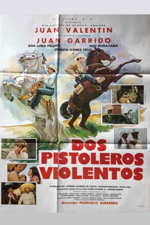 Dos pistoleros violentosのポスター