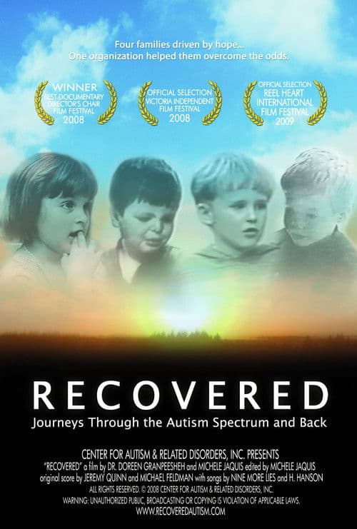 Recovered: Journeys Through the Autism Spectrum and Backのポスター