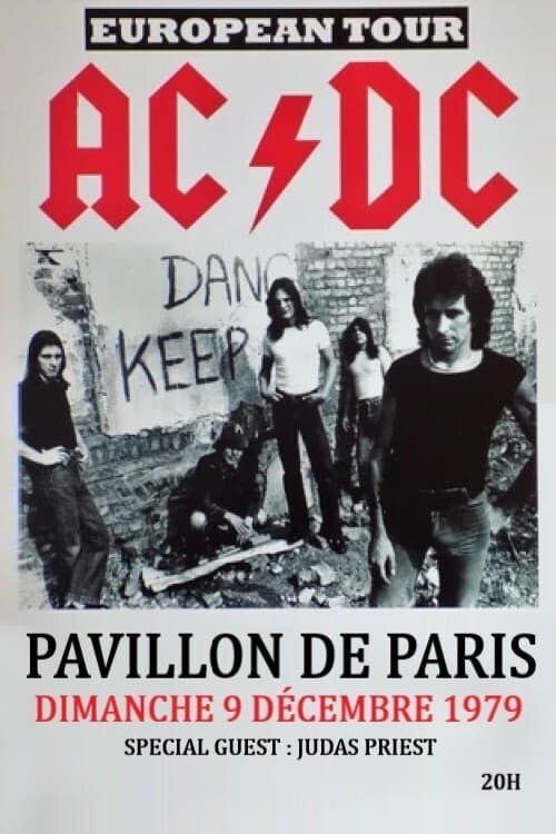AC/DC - At the Pavillon in Paris 1979のポスター