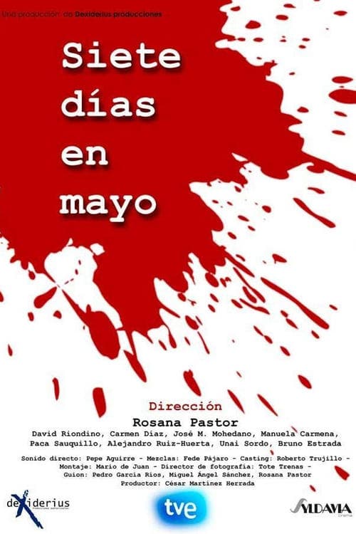 Siete días en mayoのポスター
