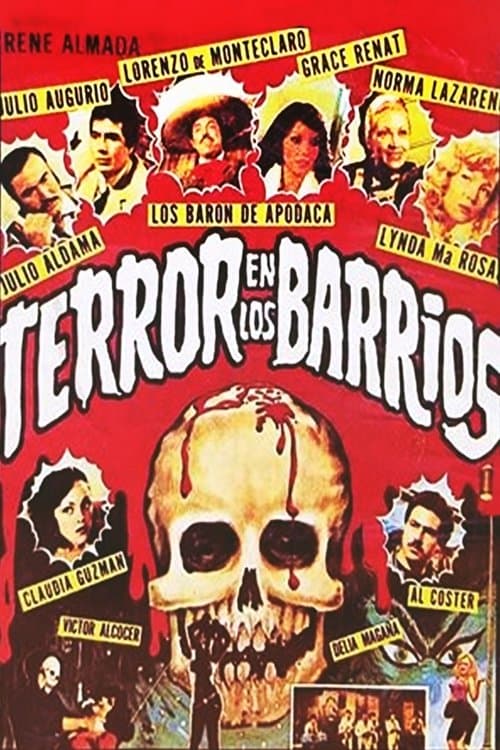 Terror en los barriosのポスター