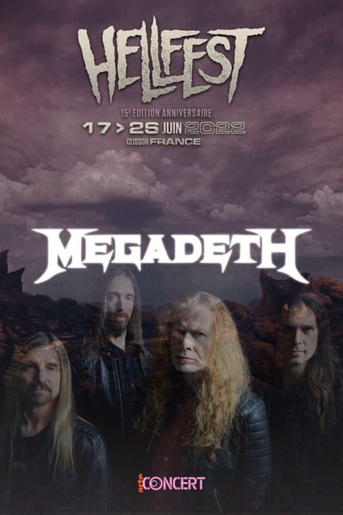 Megadeth - Hellfest 2022のポスター