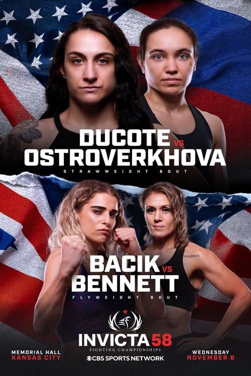 Invicta FC 58: Ducote vs. Ostroverkhovaのポスター