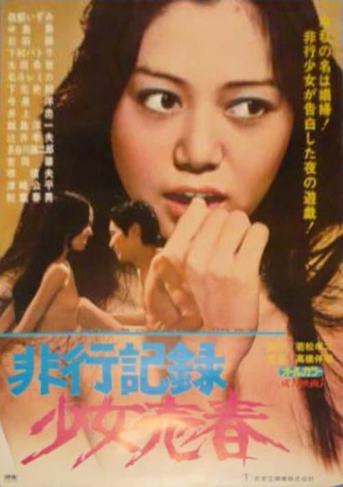 非行記録　少女売春のポスター