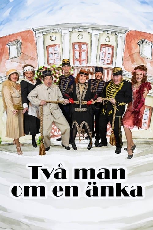 Två man om en änkaのポスター