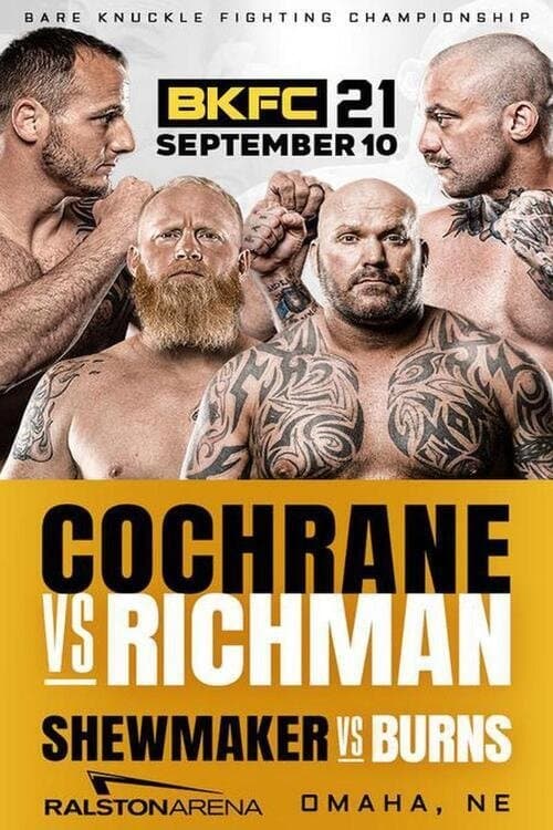 BKFC 21: Richman vs. Cochraneのポスター