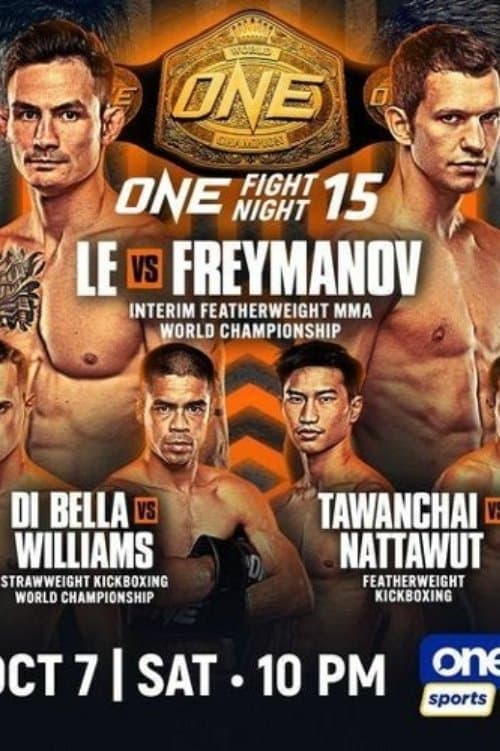 ONE Fight Night 15: Le vs. Freymanovのポスター