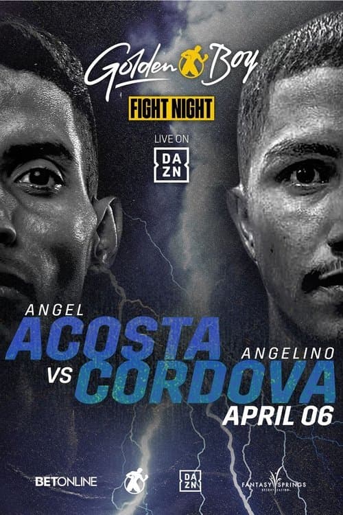 Angel Acosta vs. Angelino Cordovaのポスター