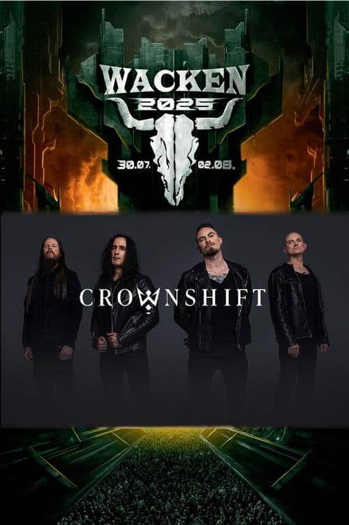 Crownshift Live at Wacken 2025のポスター