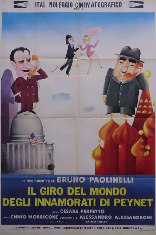 Il giro del mondo degli innamorati di Peynetのポスター