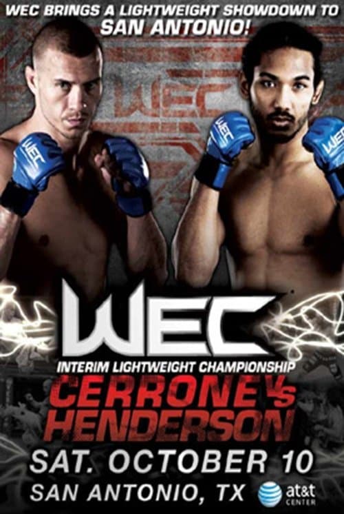 WEC 43: Cerrone vs. Hendersonのポスター