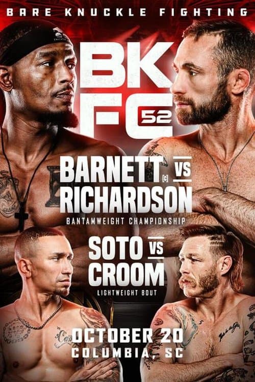 BKFC 52: Barnett vs. Richardsonのポスター