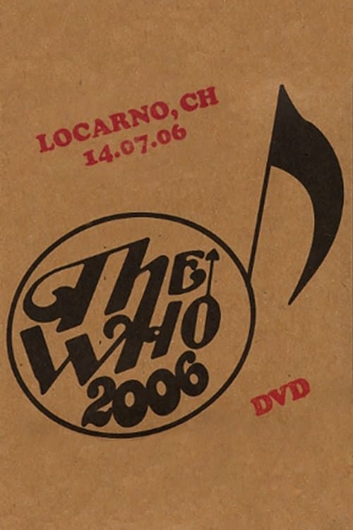 The Who: Locarno 7/14/2006のポスター