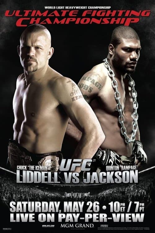 UFC 71: Liddell vs. Jacksonのポスター