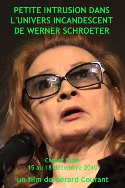 Petite intrusion dans l’univers incandescent de Werner Schroeterのポスター