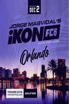 Jorge Masvidal's iKON FC 6: Lohsen vs. Williamsのポスター