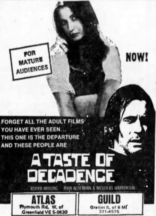 A Taste of Decadenceのポスター